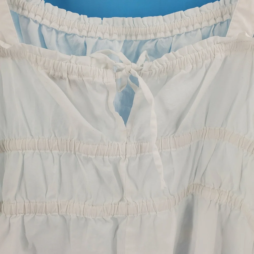 Madewell XXL white cotton tank top - Picture 5 of 12